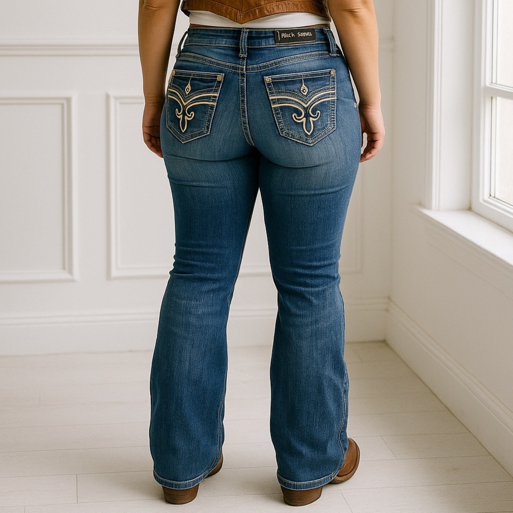 Rock Revival 32 Gwen Easy Boot cut blue jeans